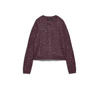 VERO MODA Vmleilani Stitch LS O-Neck Cárdigan, Winetasting., XS