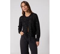Vero Moda VMLEILANI STITCH LS O-NECK CARDIGAN XS Negro