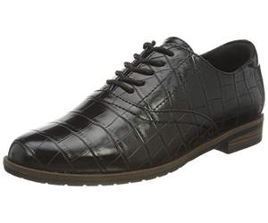 VERO MODA Vmlidia Shoe, Oxford Mujer, Patrón Negro cocodrilo, 36 EU