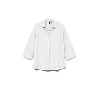 VERO MODA Vmlinn 3/4 Top Wvn Ga Noos, Blanco Nieve, L Mujeres