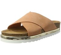 Vero Moda Vmlisa Leather Sandal, Sandalias Planas Mujer, Rosa (Shrimp), 37 EU