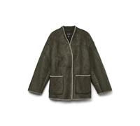 VERO MODA VMLIVA - Chaqueta Corta para Mujer, Color Crudo/Detalle: Detalle de Avena, XS, Detalle de Avena, XS