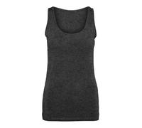 VERO MODA Long Tank Top Vmlulu-Camiseta de Tirantes Larga Jrs Ga Noos, Gris Oscuro, L Mujeres