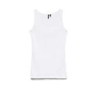 Vero Moda Vmlulu - Camiseta de Tirantes Larga para Mujer JRS Ga Noos, Blanco Brillante, L
