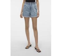 Vero Moda Vmlyra Hr Paperbag Shorts Mix XS Azul