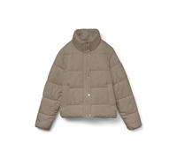 VERO MODA Vmmaggy Ga Boo-Chaqueta Corta Acolchada, Silver Mink, L para Mujer