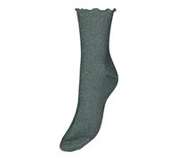 VERO MODA Vmmagic Glitter Noos Calcetines Mujer, Bálsamo Verde, Talla única