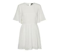 VERO MODA VMMAJA 2/4 Mini Dress WVN Vestido, Snow White, M De Las Mujeres