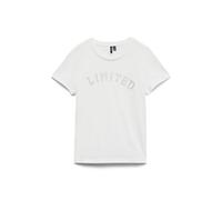 VERO MODA Vmmaren Francis SS Top Box Jrs Ga, Blanco Nieve, S Mujeres