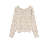 Vero Moda Vmmarina LS Noos 2-Way V-Neck Jersey, Abedul, L