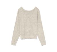 Vero Moda Vmmarina LS Noos 2-Way V-Neck Jersey, Abedul, XL