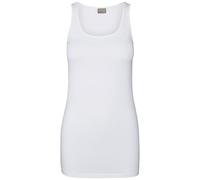 Vero Moda Vmmaxi My Soft - Camiseta Larga sin Mangas para Mujer, Color Blanco Brillante, Talla 3XL