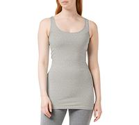Vero Moda Vmmaxi My Soft Long Tank Top Ga Noos Camiseta sin Mangas, Gris (Light Grey Melange Light Grey Melange), 38 (Talla del Fabricante: Small) para Mujer