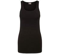 Vero Moda Vmmaxi My Soft Long Tank Top Noos, Camiseta sin Mangas Mujer, Negro (Black), 34 (Talla del fabricante: X-Small)