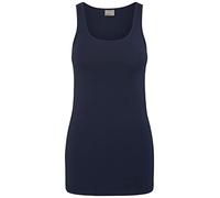 Vero Moda Vmmaxi My Soft Long Tank Top Noos, Camiseta sin Mangas para Mujer, Azul (Black Iris), S