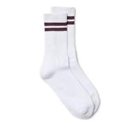 VERO MODA Vmmel Stripe Sporty Noos - Calcetines deportivos, Blanco nieve., Talla única