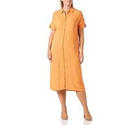 VERO MODA Vmmenny SS Calf Shirt Dress Wvn Ga Vestido, Georgia Peach/AOP:melin, M Mujeres