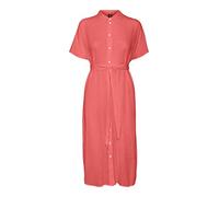Vero Moda Vmmenny SS Calf Shirt Dress Wvn Ga Vestido Mujer (Pack de 1)