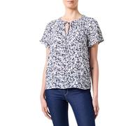 VERO MODA VMMENNY - Tanga SS Top WVN GA, Navy Blazer/AOP:huki, S