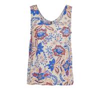 VERO MODA Vmmenny Wvn Ga Noos-Camiseta sin Mangas Top, Forro Plateado/AOP: hayda, XS para Mujer
