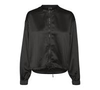 VERO MODA VMMERLE LS Bomber WVN GA Chaqueta bomber para mujer, color negro, XS, Negro, XS