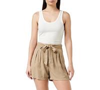 Vero Moda Vmmia Hr Loose Summer Shorts Ga Noos, Pantalones Cortos, Mujer, Silver Mink, M
