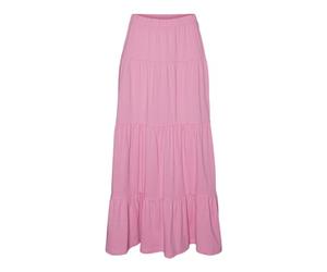 VERO MODA Vmmia HW Long Skirt Jrs SPE Falda, Pink Cosmos, L para Mujer