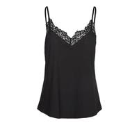 VERO MODA VMMILLA Singlet GA Vo Petite Noos, Negro, L