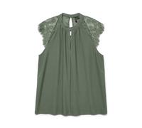 VERO MODA Vmmilla SL Lace tee Ga Noos Camiseta, Laurel Wreath, L para Mujer