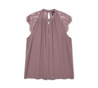 Vero Moda VMMILLA SL Lace tee GA Noos, Rosas Nostalgia., XS