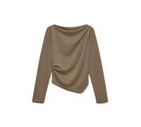 Vero Moda Vmmille LS Boatneck Short Top JRS Noos, Mermaid, XL