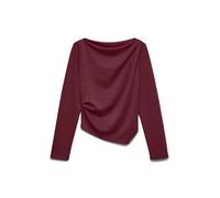 Vero Moda Vmmille LS Boatneck Short Top Jrs Noos Vmmille LS Boatneck Top Jrs Noos - Camiseta Corta Mujer (Pack de 1)