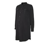 VERO MODA Vmmsigga LS Short Dress Blck Ga Noos Vmmsigga LS - Vestido Corto Blck Ga Noos Mujer (Pack de 1)