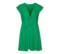 VERO MODA Vmmymilo Cap Sleeve Mini Dress Wvn Ga Vestido, Verde Vivo, S Mujeres