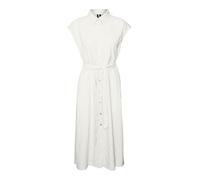 VERO MODA Vmmymilo SL Calf Camiseta Dress Wvn Ga Vestido, Blanco Nieve, M para Mujer