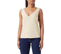 VERO MODA Vmmymilo SL-Camiseta con Cuello de Pico Top, Crema Irlandesa, XS para Mujer