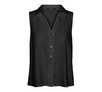 VERO MODA Vmmymilo SL V-Neck Shirt Wvn Ga Camisa, Negro, S Mujeres