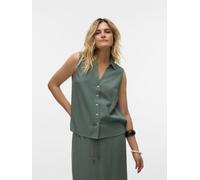 Vero Moda VMMYMILO SL V-NECK SHIRT WVN GA XS Gris