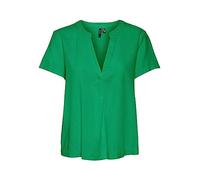 Vero Moda Vmmymilo SS WVN Ga Top para Mujer, Verde Vivo, S
