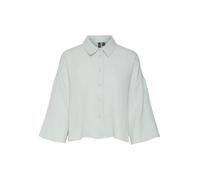 VERO MODA VMNATALI Crop Shirt WVN GA SPE, Color Verde., M