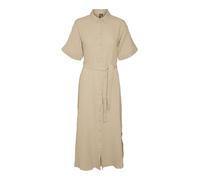 Vero Moda Vmnatali Nia 2/4 Calf Shirt Dress Wvn Vestido Mujer