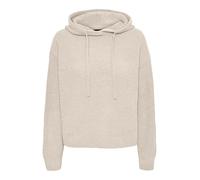VERO MODA Vmneat LS Hood Boo-Sudadera con Capucha Jersey de Punto, Abedul, S para Mujer