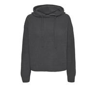 VERO MODA Vmneat LS Hood Boo-Sudadera con Capucha Jersey de Punto, Asfalto, L para Mujer