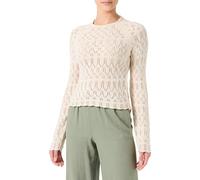 VERO MODA Vmnewfabienne LS O-Neck Jersey Noos Suéter, Abedul, L para Mujer