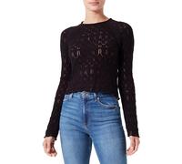 VERO MODA Vmnewfabienne LS O-Neck Noos Jersey para Mujer, Negro, M