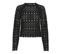 VERO MODA Vmnewfabienne LS O-Neck Noos Jersey para Mujer, Negro, S