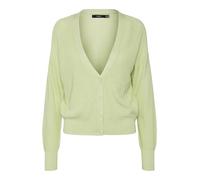 VERO MODA Vmnewlexsun LS Short V-Neck Car Ga Noos Suéter, Reed, M para Mujer
