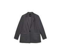 VERO MODA Vmnila LS Slim Blazer, Gris Pinstripe, 38 Mujeres