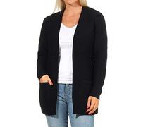 VERO MODA Vmno Name Ls Cardigan Noos chaqueta punto, Negro (Black Black), 36 (Talla del fabricante: X-Small) para Mujer