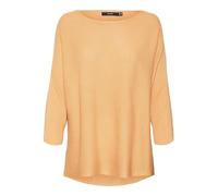 VERO MODA Vmnora 3/4 Boatneck Blouse Noos Jersey de Punto, Mandarina/Detalle: w. Melange, M para Mujer